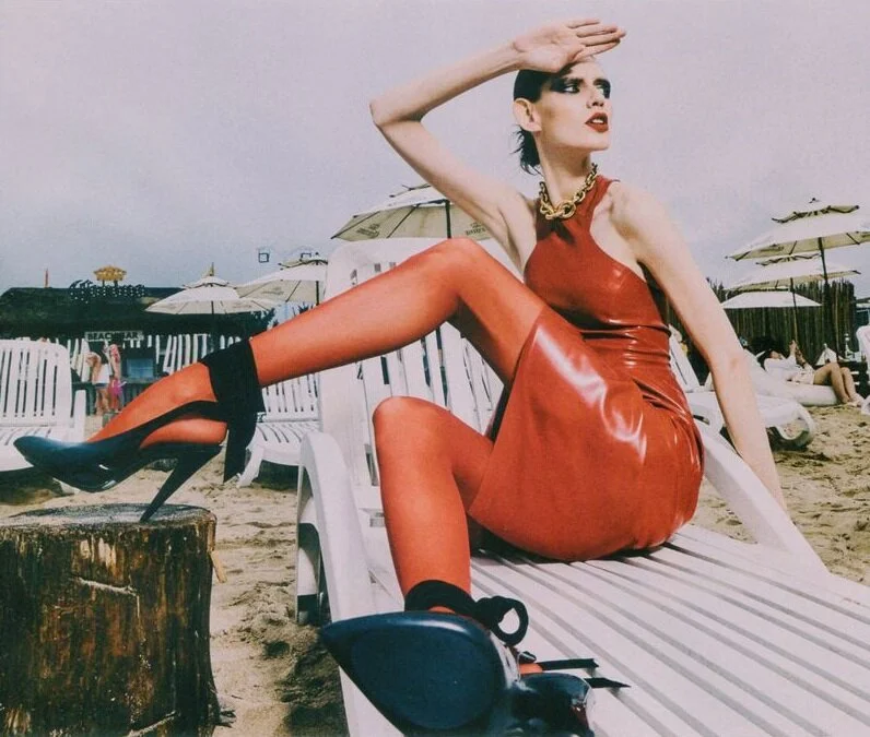 Ella Zaka in Saint Laurent Lensed by Sun Hye Kim for Vogue Korea